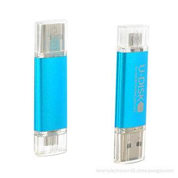 OTG USB Flash Drive, 8-64GB, 2-years Warranty, Free Printing, Package, no MOQ, Grade A